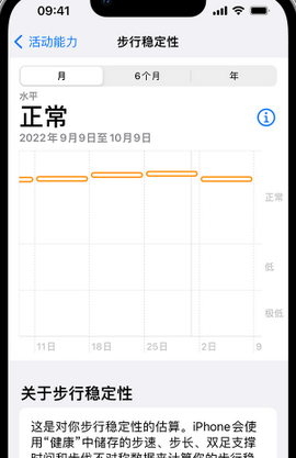 新晃iPhone手机维修如何在iPhone开启'步行稳定性通知'