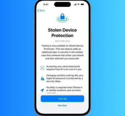 新晃苹果授权维修店分享被盗设备保护功能开启方法 