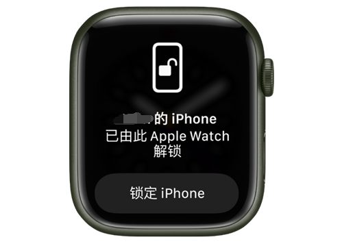 新晃苹果手机维修分享用 AppleWatch 解锁配备面容 ID 的 iPhone方法 