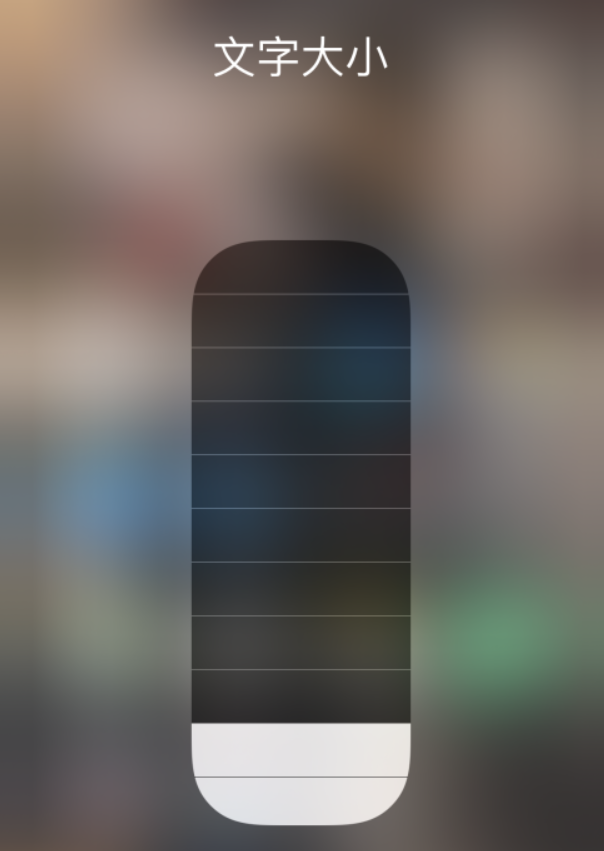 新晃苹果手机维修分享小技巧：在 iPhone 控制中心快速调节字体大小 